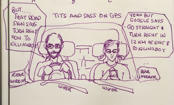 Comic: Tits and Sass on GPS