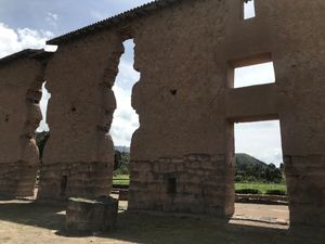 Central wall of the Temple