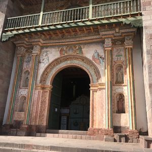 Entrance to the church