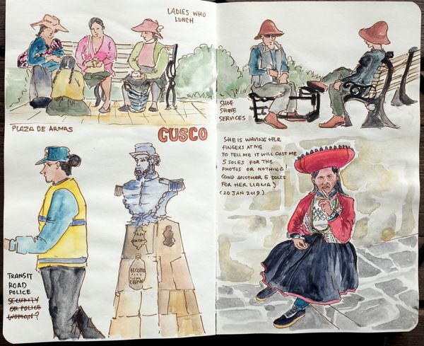 Sketch of Cusco