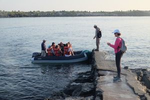 Rafael shouting at people