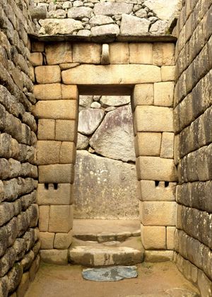 Doorway at Machu Picchu
