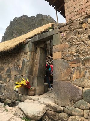 Double door jamb, Ollantaytambo