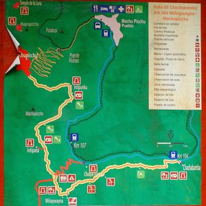 Map of the Inca Trail