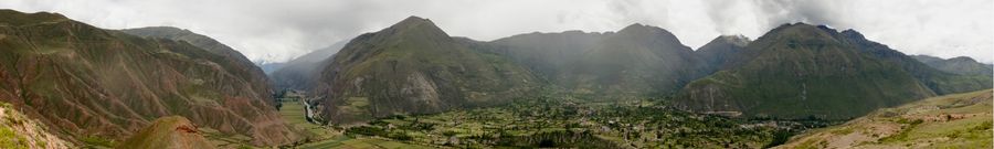 Panorama of Ollantaytambo
