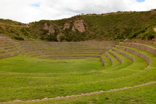 Moray terraces from lower down